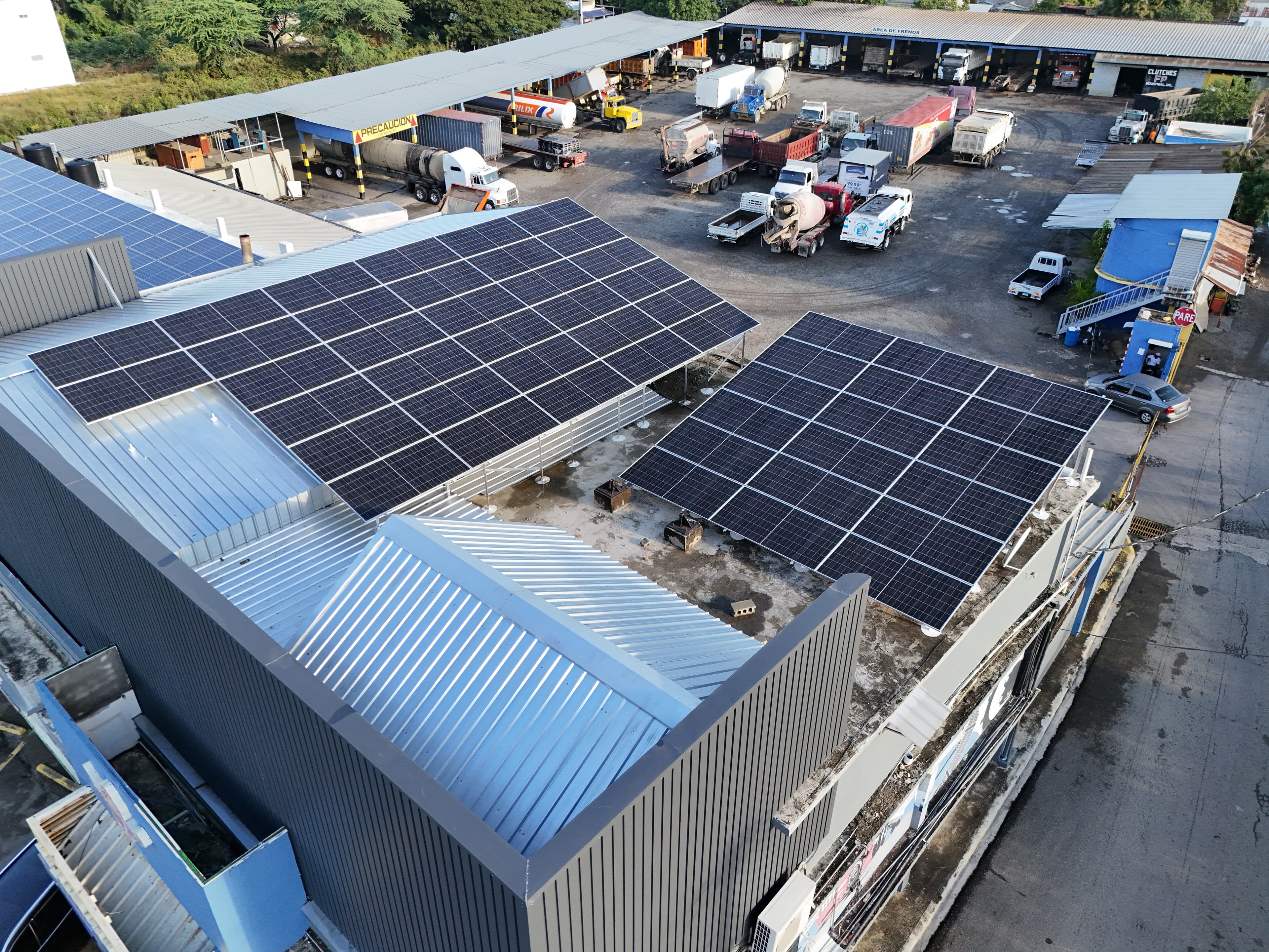 Solar panels installation